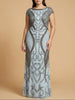 Lara 33609 - Cap Sleeve Modestly Covered Dress