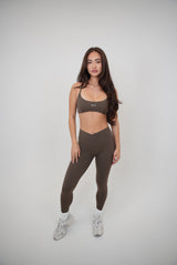 My Time Is Divine Brown Cross-Back Butter Soft Bra - treasures-4-u-2-day