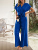 Solid Color Women's Jumpsuit Series Belt