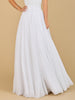 Long Skirt with Sequin Belt