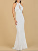Halter Neck Dress with Keyhole