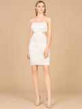Short Cutout Bridal Cocktail Dress
