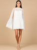 Beaded Bridal Cape Dress | 51192