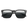 Gravitas:  Polished Black - Brushed Aluminum / Grey AR Lens