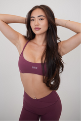 My Time Is Divine Plum Cross-Back Butter Soft Bra - treasures-4-u-2-day