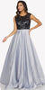 Juliet 661 Sleeveless Floor Length A-line Dress Keyhole Back
