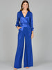 Metallic Shimmer Jumpsuit with Pockets - OUTLET