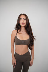 My Time Is Divine Brown Sculpt V-Waist Legging - treasures-4-u-2-day