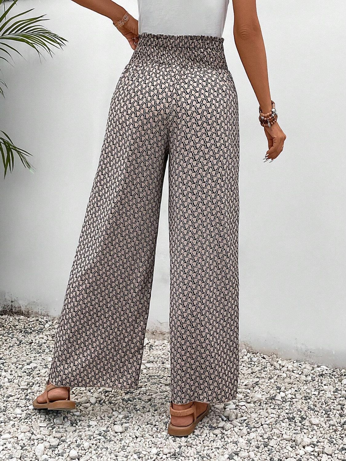 Our Best Viscose Blend Round Neck Waist Tie Long Sleeve Palazzo Pants (Multi Colors)