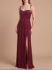 Lara 9917- Spaghetti Strap Beaded Gown