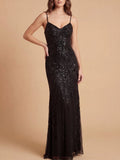 Detachable Straps Beaded Gown | 9921
