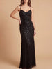 Detachable Straps Beaded Gown | 9921