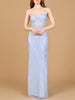 Beaded Corset Dress with Slit