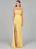 Elegant Corset Gown with Slit