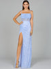 Elegant Corset Gown with Slit