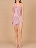 Asymmetrical Cocktail Fringe Dress