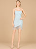 One Shoulder Fringe Short Dress