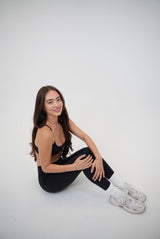 My Time Is Divine Black Cross-Back Butter Soft Bra - treasures-4-u-2-day