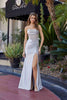 Nox Anabel A1745 Fitted Stretch Satin Dress