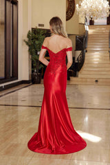 Nox Anabel C1647 Sweetheart Off the Shoulder Formal Prom Gown