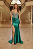Nox Anabel C1832 Fitted Shimmer Jersey Spaghetti Strap Prom Gown