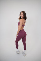 My Time Is Divine Plum Cross-Back Butter Soft Bra - treasures-4-u-2-day