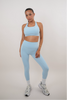 I Am Glowing Sky Blue Quick Dry Butter Legging - treasures-4-u-2-day