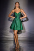 Ladivine CD2422 Fit and Flare Short Homecoming A-Line Dress