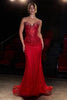 Ladivine CD715 Red Carpet Glamour Fitted Mermaid Gown