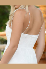 The Sisi Sweetheart Eyelet Detail Tiered Midi Dress (White) - treasures-4-u-2-day