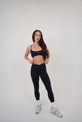 My Time Is Divine Black Cross-Back Butter Soft Bra - treasures-4-u-2-day