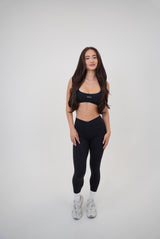 My Time Is Divine Black Cross-Back Butter Soft Bra - treasures-4-u-2-day