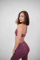 My Time Is Divine Plum Cross-Back Butter Soft Bra - treasures-4-u-2-day