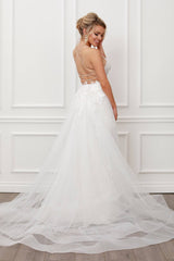 Nox Anabel F485 Lace and Beads Mermaid Gown Chiffon Overskirt