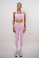 I Am Glowing Pink Blossom Quick Dry Butter Legging - treasures-4-u-2-day