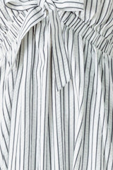 WHISPER STRIPE WOVEN MIDI DRESS