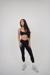 My Time Is Divine Black Cross-Back Butter Soft Bra - treasures-4-u-2-day