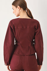 MERLOT RIDGE WOVEN JACKET