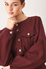 MERLOT RIDGE WOVEN JACKET