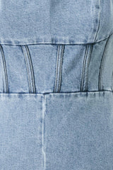 SKYLINE SWEETHEART DENIM JUMPSUIT