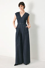 SOFT LINE ROMANCE WOVEN JUMPSUIT