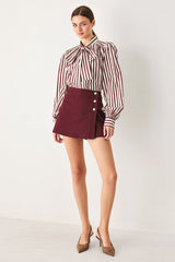 MERLOT RIDGE WOVEN SKORT