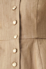 STONEWASH RELAXED WOVEN TOP