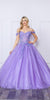 Nox Anabel H1349 Poofy Long Quinceanera Off the Shoulder Ballgown