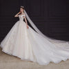 Elegant Off The Shoulder Wedding Gown EDW469