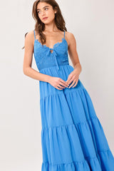 NOMAD BLOOM WOVEN MAXI DRESS