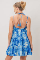 IBIZA WAVE WOVEN MINI DRESS