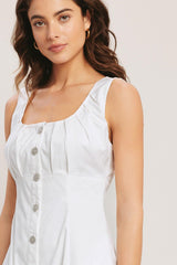SEASIDE BRUNCH WOVEN MIDI DRESS