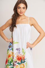 GARDEN AIR WOVEN ANKLE DRESS