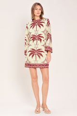PARADISE FOUND WOVEN MINI DRESS